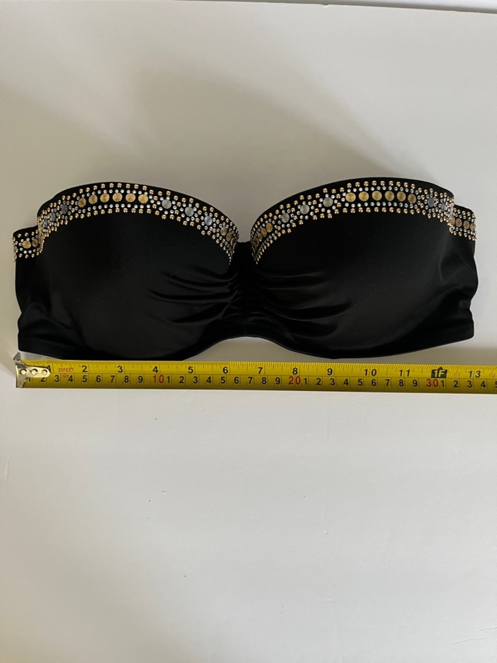 Victoria’s Secret Strapless Bandeau Bikini Top 34D/ViX Paula Hermann Bottoms XS - Picture 2 of 16